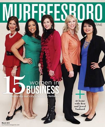 Murfreesboro Magazine cover featuring Beverly Keel